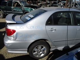 2008 TOYOTA COROLLA S SILVER 1.8L MT Z15020
